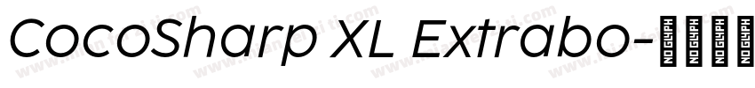CocoSharp XL Extrabo字体转换